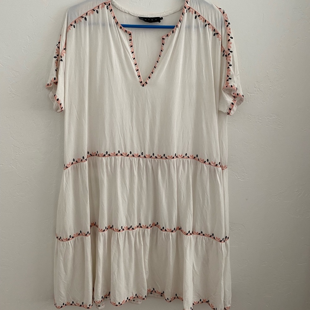 Hatch Maternity Embroidered Jessa Dress